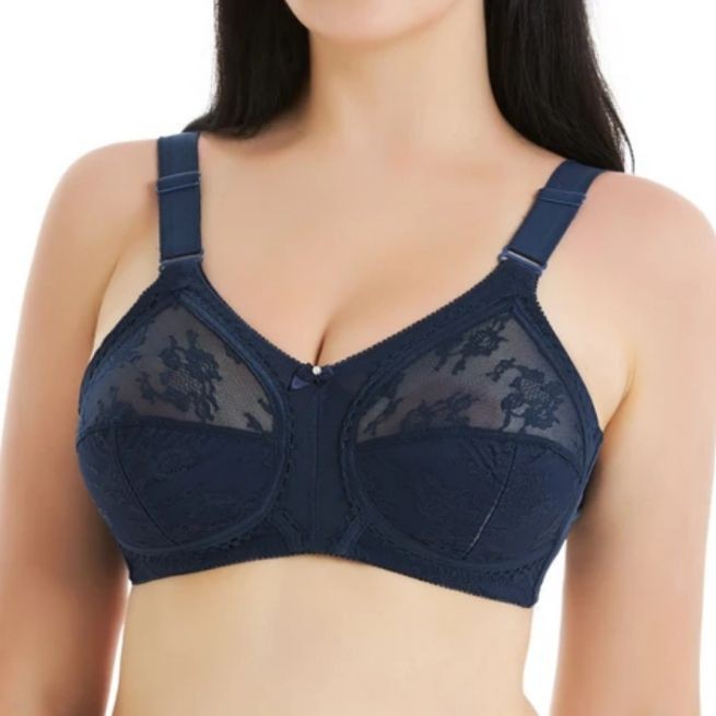 Elegant Everyday Comfort Non-Wired Lace Bra – Full Coverage & Soft Support