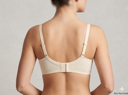Classic Cotton Comfort Non-Wired Bra – Full Coverage & Everyday Support