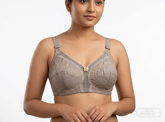 Everyday Comfort Wire-Free Cotton Bra – Soft, Supportive & Breathable